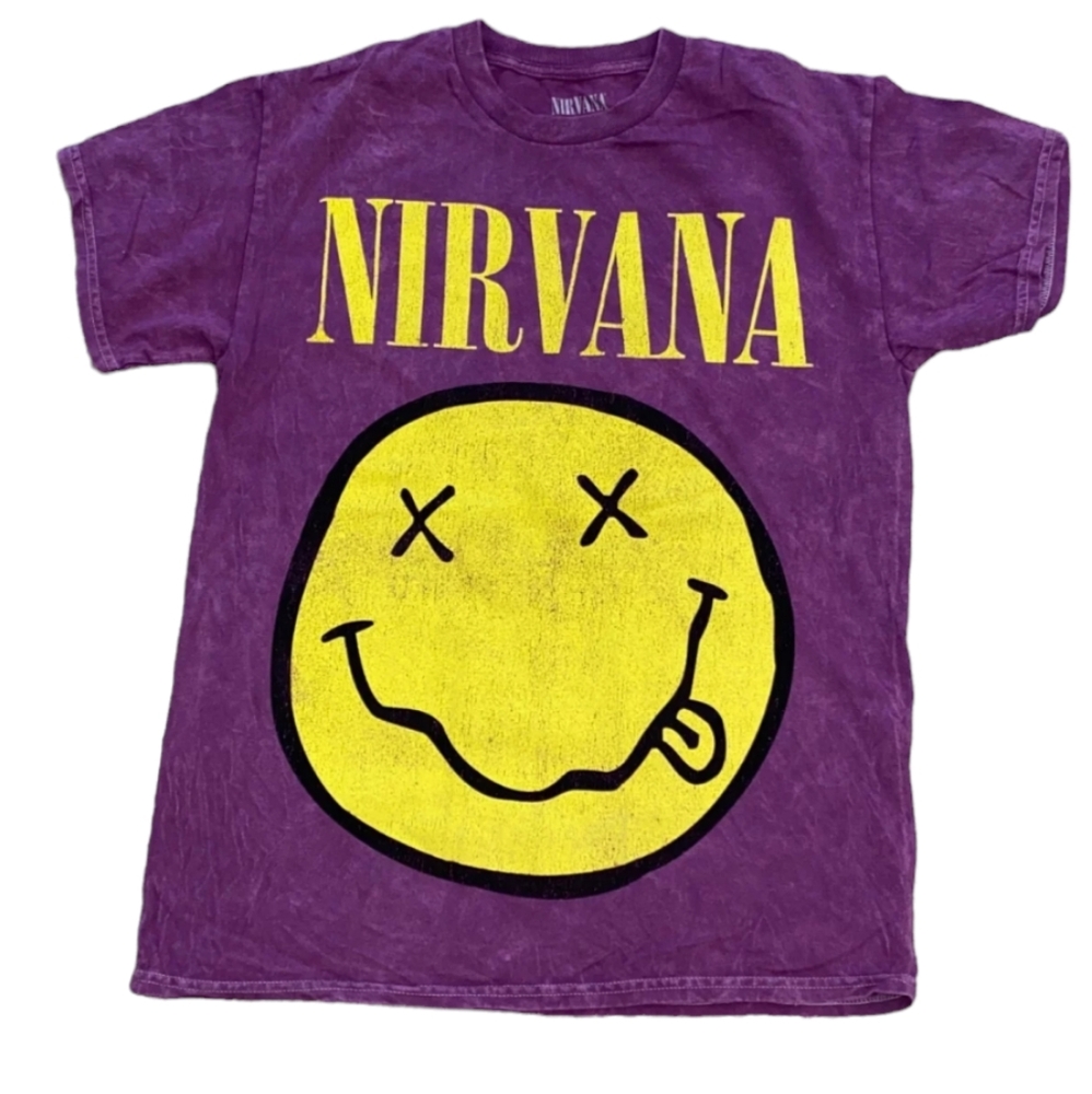 NWOT Nirvana Retro Graphic T-shirt Tie Die Size XL